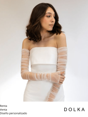 Vestido elegante para boda civil en Guadalajara, con detalles de encaje y diseño minimalista, perfecto para ceremonias íntimas. Vestido de novia civil estilo boho